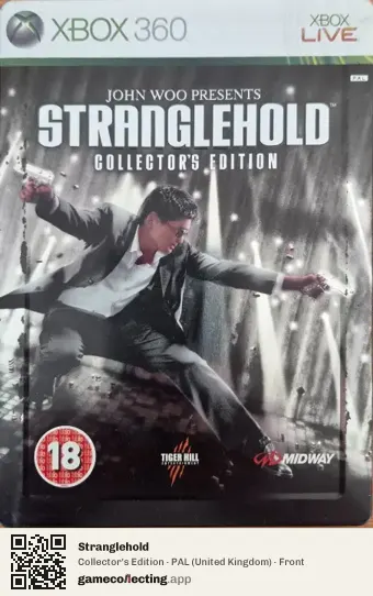 Stranglehold Xbox 360, United Kingdom box front