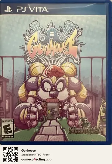 Gunhouse PlayStation Vita, NTSC box front