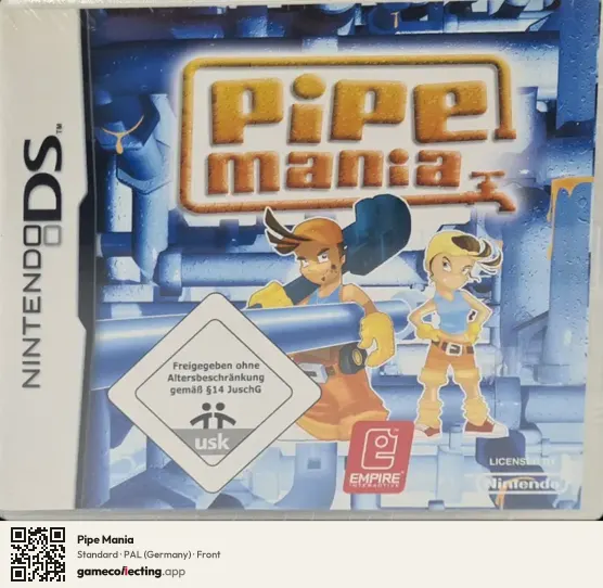 Pipe Mania Nintendo DS, Germany box front