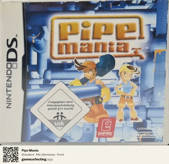 Pipe Mania Nintendo DS, Germany box front