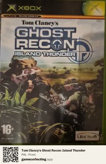 Tom Clancy's Ghost Recon: Island Thunder Xbox, PAL box front