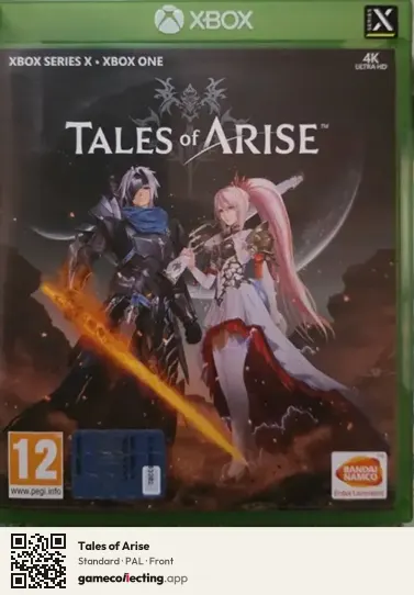 Tales of Arise Xbox Series X, PAL box front