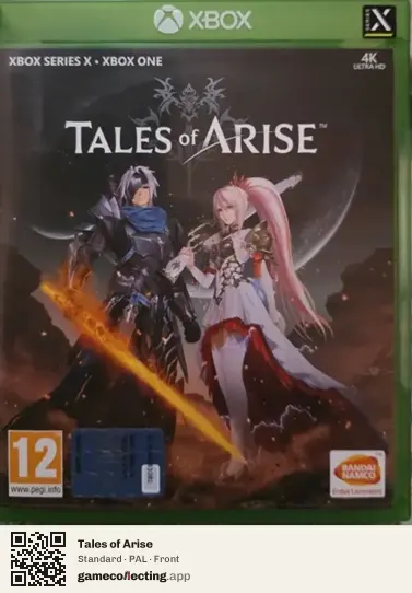 Tales of Arise Xbox Series X, PAL box front