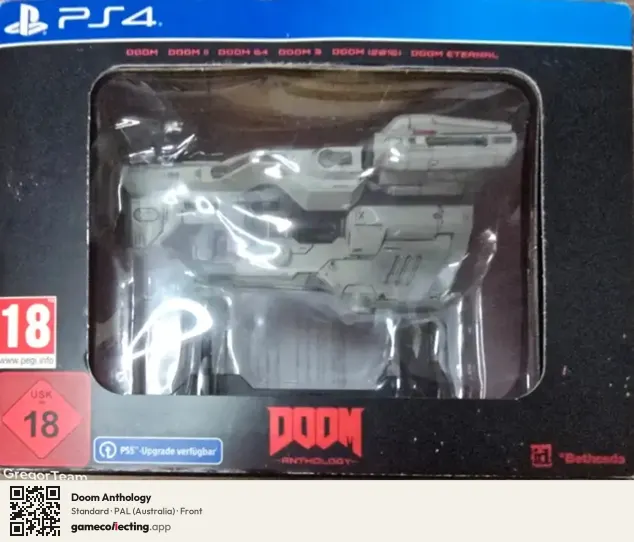 Doom Anthology PlayStation 4, Australia box front