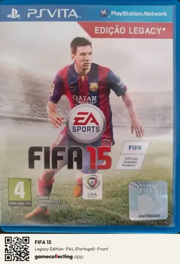 FIFA 15 PlayStation Vita, Portugal box front