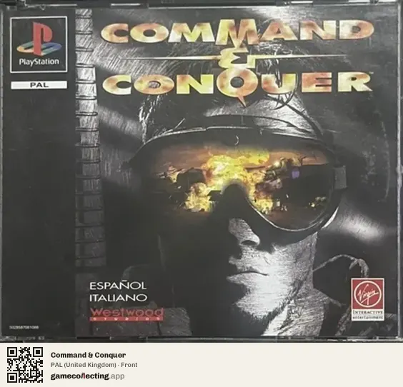 Command & Conquer PlayStation, United Kingdom box front
