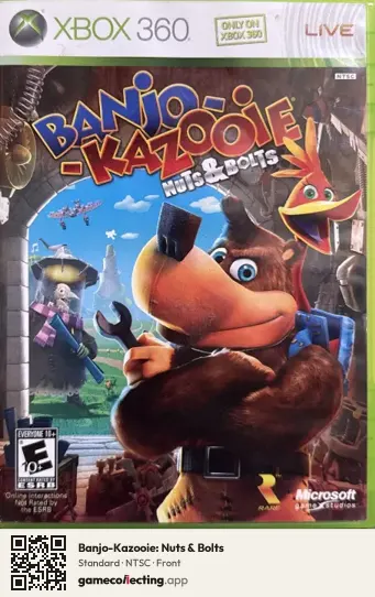 Banjo-Kazooie: Nuts & Bolts Xbox 360, NTSC box front
