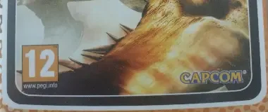 Monster Hunter Freedom, the PEGI square on its front
