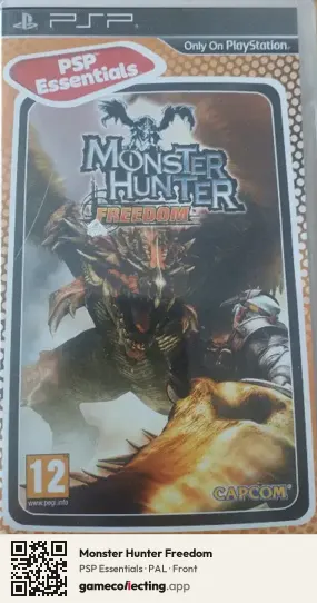 Monster Hunter Freedom PlayStation Portable, PAL box front