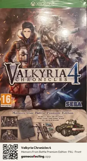 Valkyria Chronicles 4 Xbox One, PAL box front