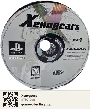 Xenogears PlayStation, NTSC disc