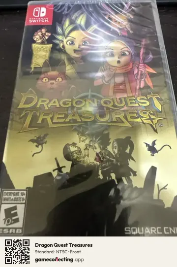 Dragon Quest Treasures Nintendo Switch, NTSC box front