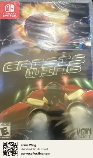Crisis Wing Nintendo Switch, NTSC box front