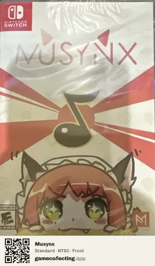 Musynx Nintendo Switch, NTSC box front