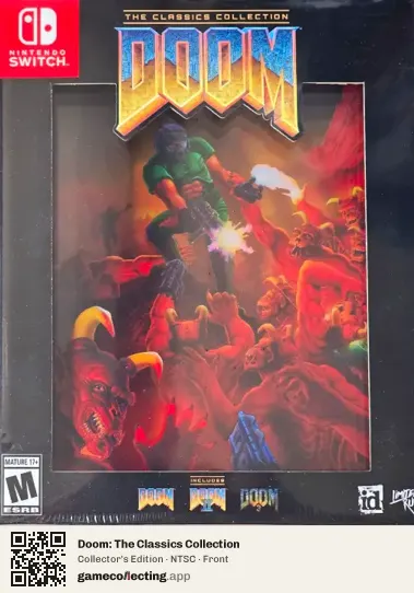 Doom: The Classics Collection Nintendo Switch, NTSC box front