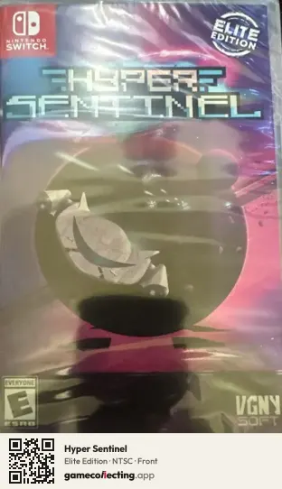 Hyper Sentinel Nintendo Switch, NTSC box front