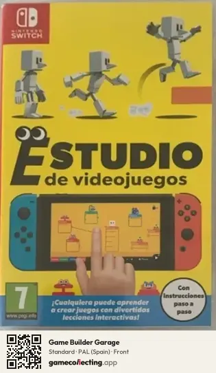 Game Builder Garage Nintendo Switch, Spain box front