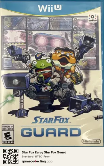 Star Fox Zero / Star Fox Guard Nintendo Wii U, NTSC box front