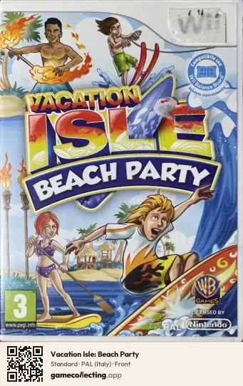 Vacation Isle: Beach Party Nintendo Wii, Italy box front