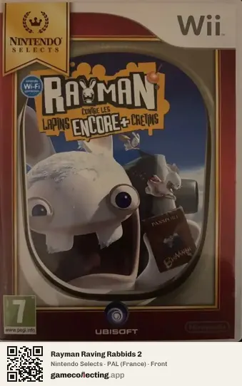 Rayman Raving Rabbids 2 Nintendo Wii, France box front