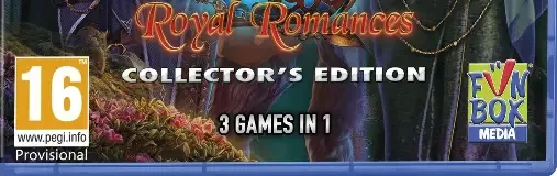 Hidden Objects 8: Royal Romances, the PEGI square on its front