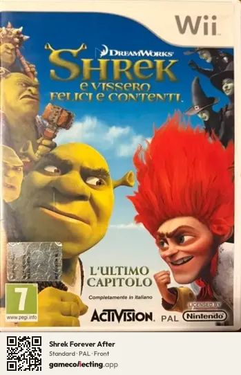 Shrek Forever After Nintendo Wii, PAL box front