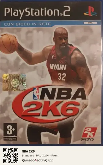 NBA 2K6 PlayStation 2, Italy box front