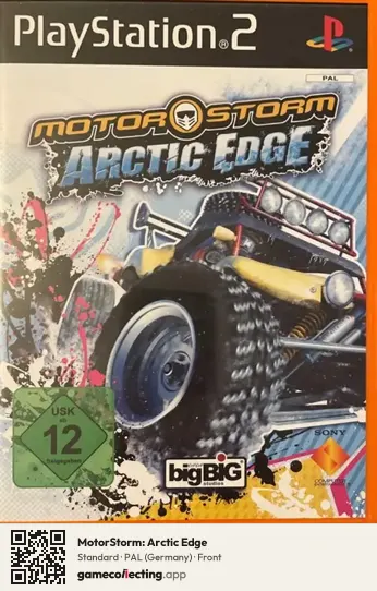 MotorStorm: Arctic Edge PlayStation 2, Germany box front