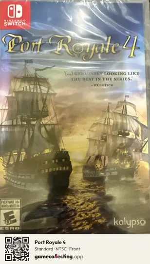 Port Royale 4 Nintendo Switch, NTSC box front