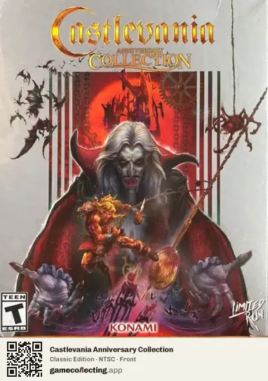 Castlevania Anniversary Collection PlayStation 4, NTSC box front