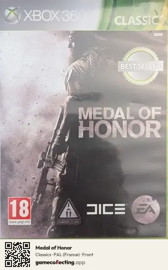 Medal of Honor Xbox 360, France box front