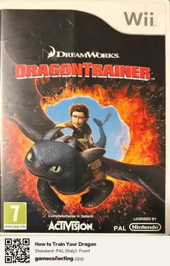 How to Train Your Dragon Nintendo Wii, Italy box front