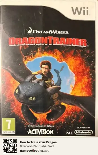 How to Train Your Dragon Nintendo Wii, Italy box front