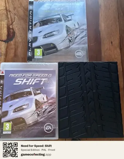 Need for Speed: Shift PlayStation 3, PAL box front