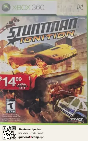 Stuntman: Ignition Xbox 360, NTSC box front