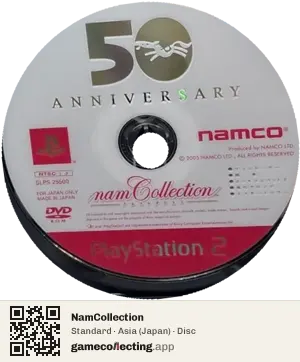 NamCollection PlayStation 2, Asia disc