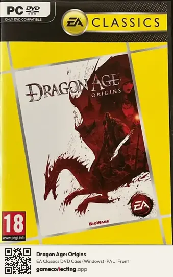 Dragon Age: Origins Computer, PAL box front