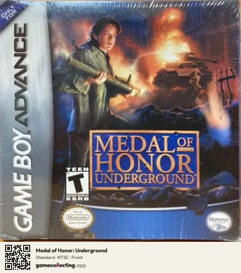Medal of Honor: Underground Game Boy Advance, NTSC box front