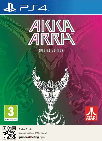 Akka Arrh PlayStation 4, PAL box front