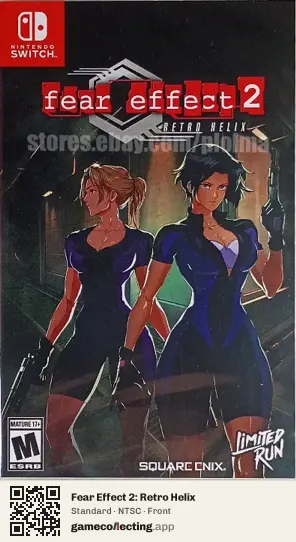 Fear Effect 2: Retro Helix Nintendo Switch, NTSC box front