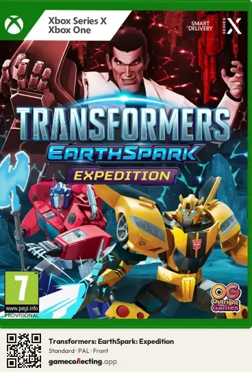 Transformers: EarthSpark: Expedition Xbox Series X, PAL box front
