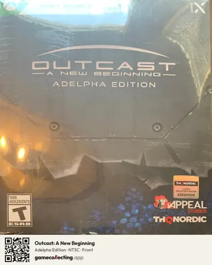 Outcast: A New Beginning Xbox Series X, NTSC box front