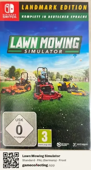 Lawn Mowing Simulator Nintendo Switch, Germany box front