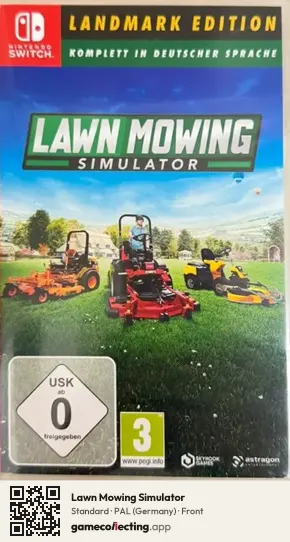 Lawn Mowing Simulator Nintendo Switch, Germany box front