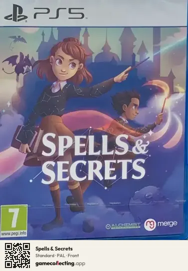 Spells & Secrets PlayStation 5, PAL box front