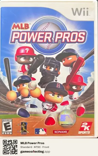 MLB Power Pros Nintendo Wii, NTSC box front