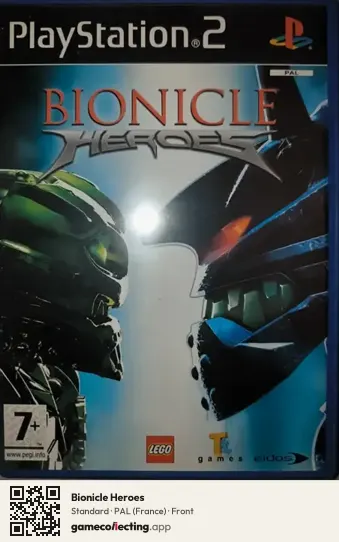 Bionicle Heroes PlayStation 2, France box front