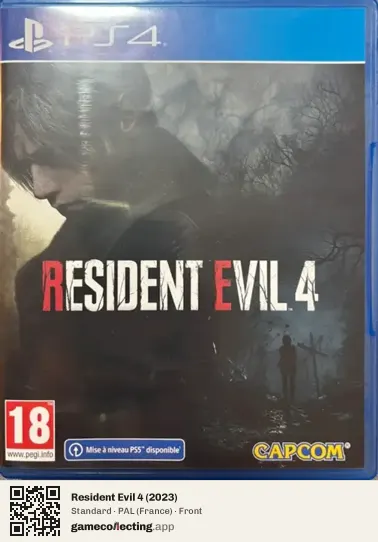 Resident Evil 4 (2023) PlayStation 4, France box front