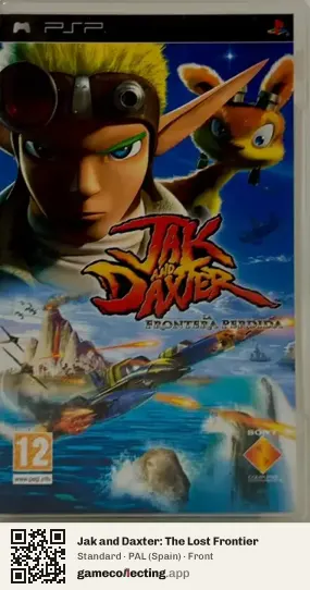 Jak and Daxter: The Lost Frontier PlayStation Portable, Spain box front