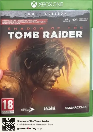 Shadow of the Tomb Raider Xbox One, Germany box front